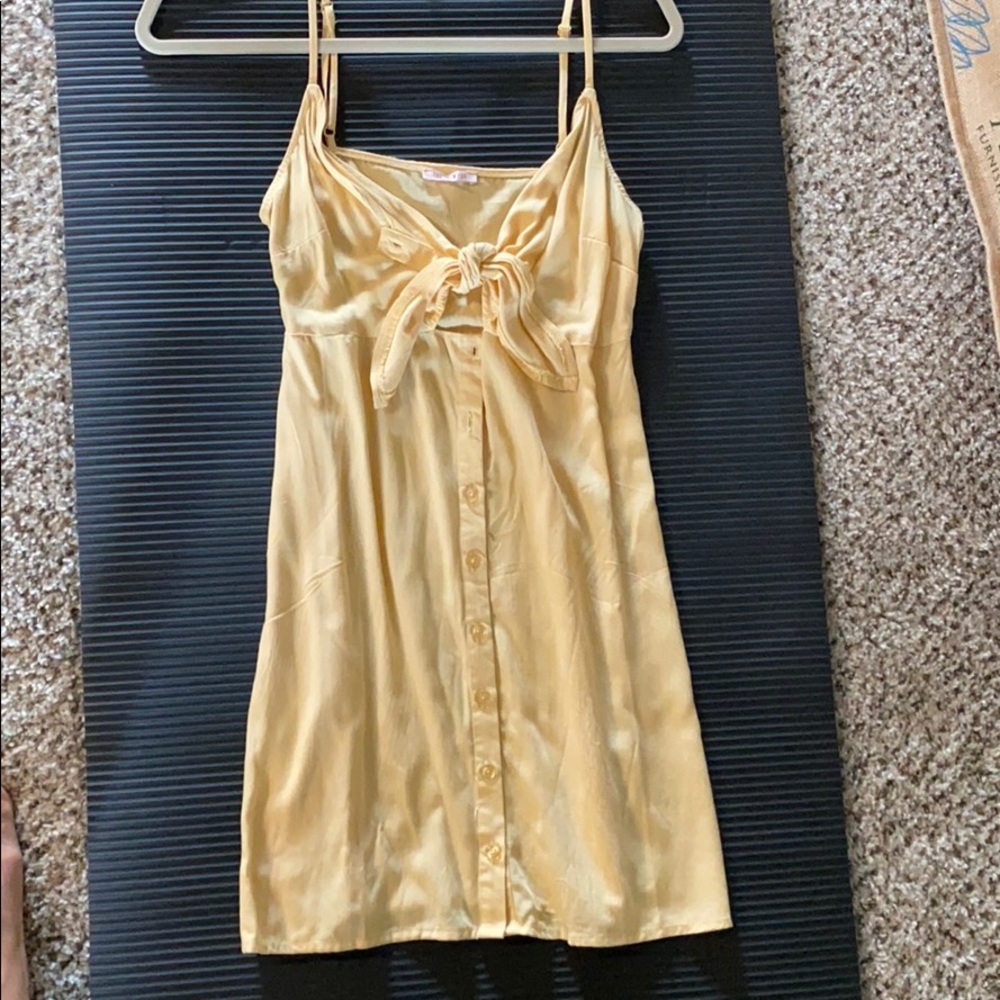 Yellow sun dress